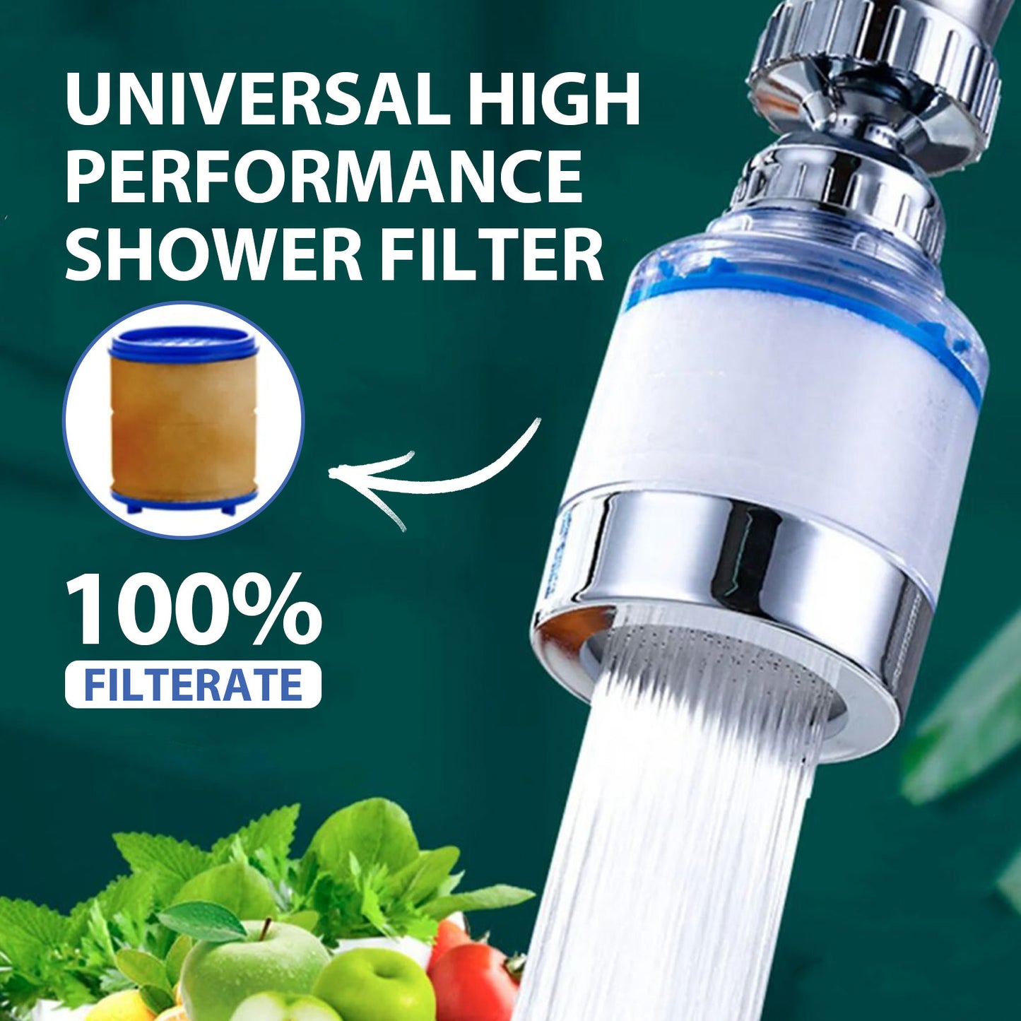 360º Rotating Faucet Water Filter