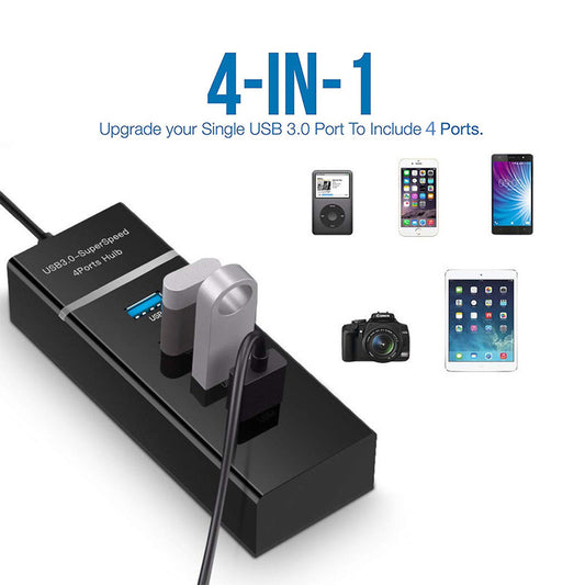 4 In 1 2.0 3.0 USB HUB Splitter