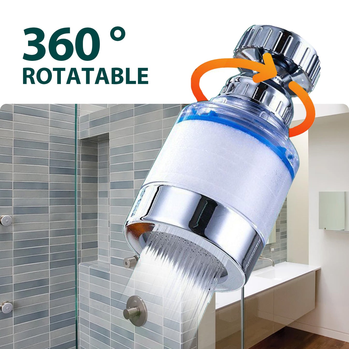 360º Rotating Faucet Water Filter